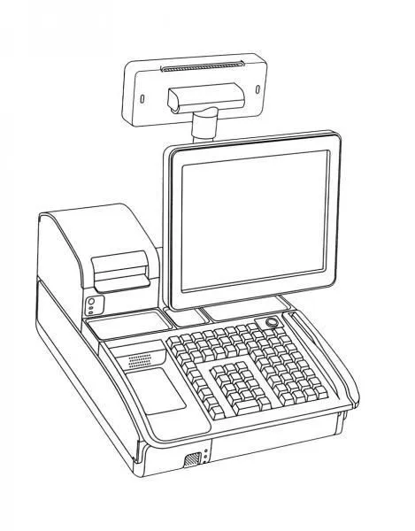 Caja registradora dibujo - Imagui