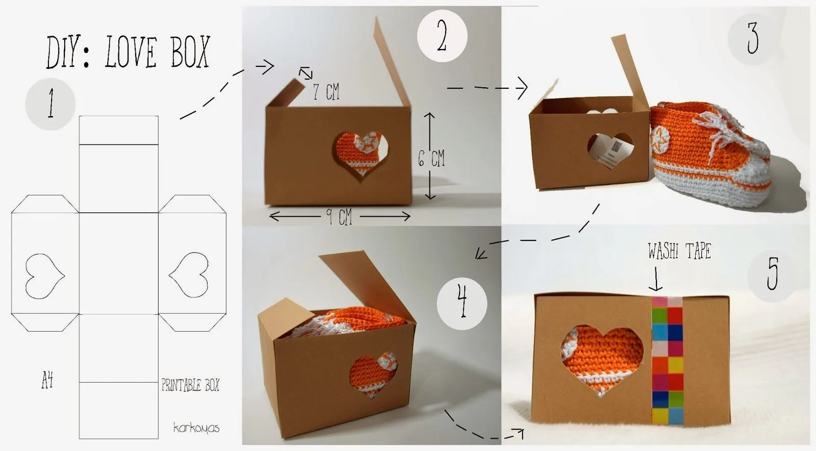 Como hacer Cajas sencillas para Regalos - enrHedando Como hacer Cajas sencillas para Regalos - enrHedando