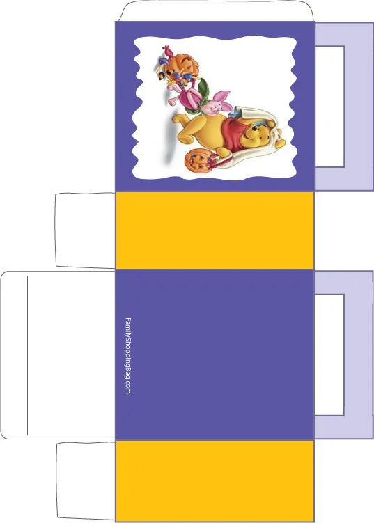 Cajas de Winnie the Pooh para Halloween en Manualidades Varias Cajas de Winnie the Pooh para Halloween en Manualidades Varias