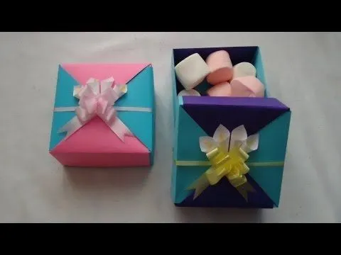 Cajita de origami - YouTube