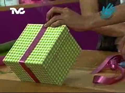 Cómo hacer una Cajita para Regalo (EC) - YouTube Cómo hacer una Cajita para Regalo (EC) - YouTube
