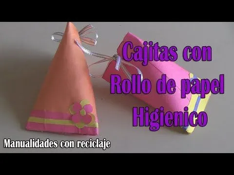 Cajita de Regalo con Rollo de Papel Higienico-manualidades ...