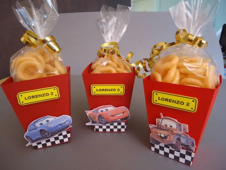 Cajitas de Cars | CAJITAS CON DULCES | Pinterest