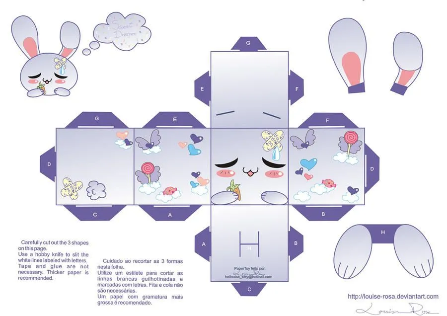 Cajitas de conejitos para imprimir gratis. Juguetes de papel. - Ideas y material gratis para fiestas y celebraciones Oh My Fiesta! Cajitas de conejitos para imprimir gratis. Juguetes de papel. - Ideas y material gratis para fiestas y celebraciones Oh My Fiesta!