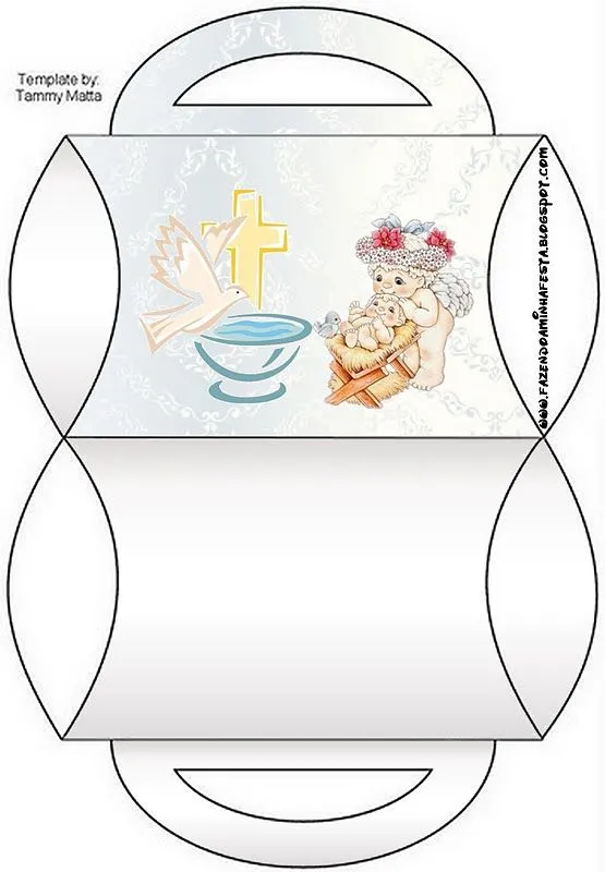 Cajitas imprimibles para bautismo. - Ideas y material gratis para ... Cajitas imprimibles para bautismo. - Ideas y material gratis para ...