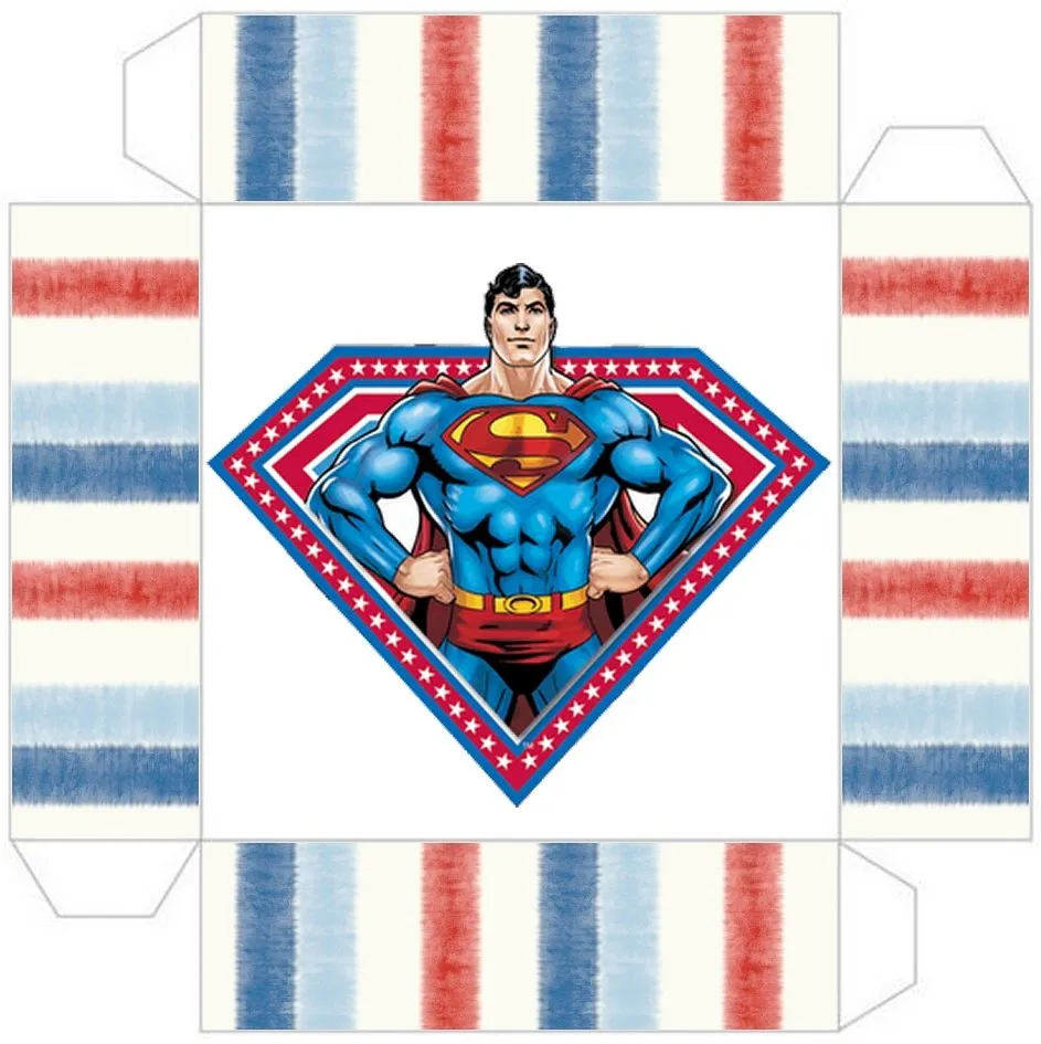 Cajitas imprimibles de Superman. - Ideas y material gratis para ... Cajitas imprimibles de Superman. - Ideas y material gratis para ...