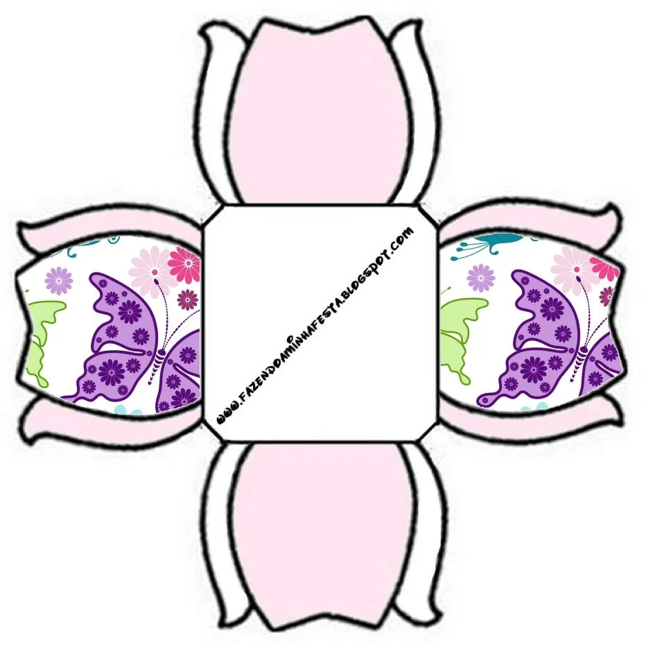 Cajitas para imprimir gratis de mariposas - Ideas y material ... Cajitas para imprimir gratis de mariposas - Ideas y material ...