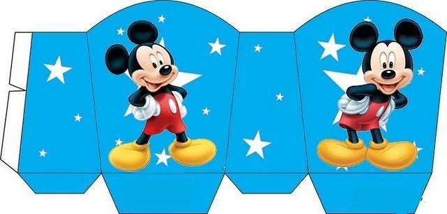 Cajitas de Mickey para imprimir - Imagui