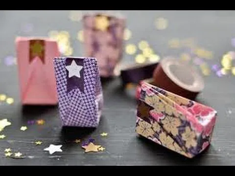COMO HACER CAJITAS DE ORIGAMI PASO A PASO 2 - YouTube COMO HACER CAJITAS DE ORIGAMI PASO A PASO 2 - YouTube