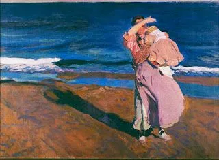 Cajón de-SáStRe: La luz de Joaquín Sorolla... PESCADORA CON SU HIJO, VALCNCIA 1908