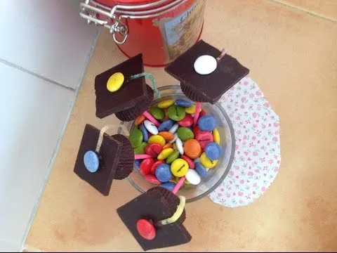 Cake pops de graduación (birretes) - Ocasiones especiales - YouTube