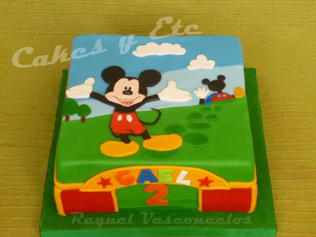 Tortas cuadradas de Mickey - Imagui