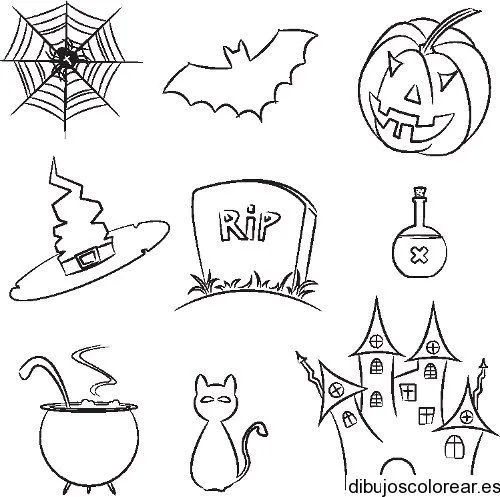 Calabazas | Dibujos para Colorear