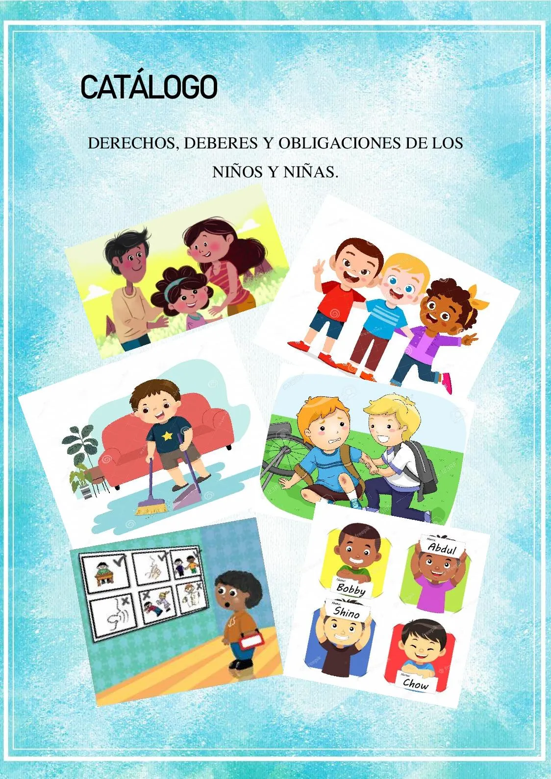 Calaméo - Catalogo De Los Derechos, Deberes Y Obligaciones De Los Niños Y  Niñas