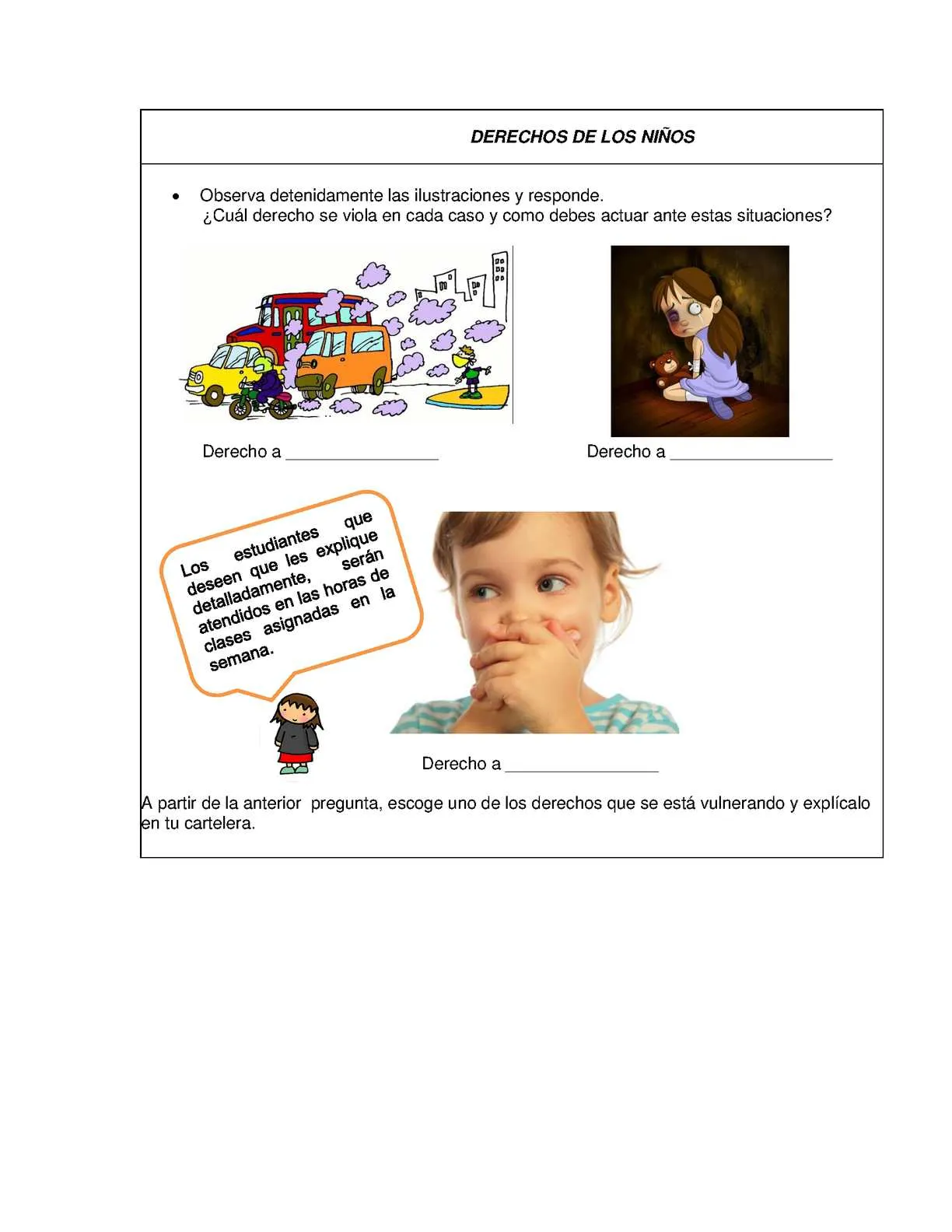 Calaméo - DERECHOS DE LOS NIÑOS ACTIVIDAD