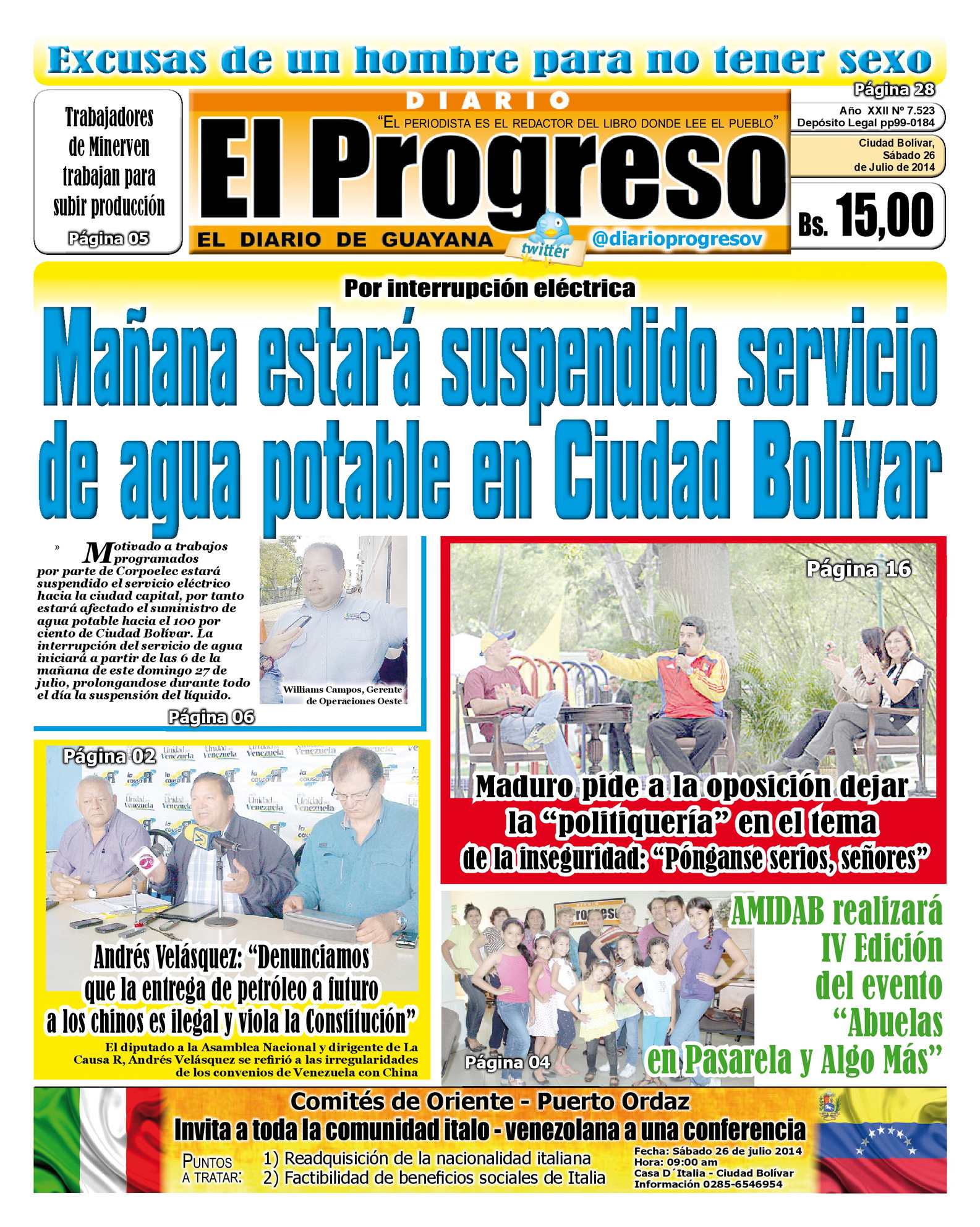 Calaméo - DIARIO EL PROGRESO EDICIÓN DIGITAL 26-07-2014 Calaméo - DIARIO EL PROGRESO EDICIÓN DIGITAL 26-07-2014