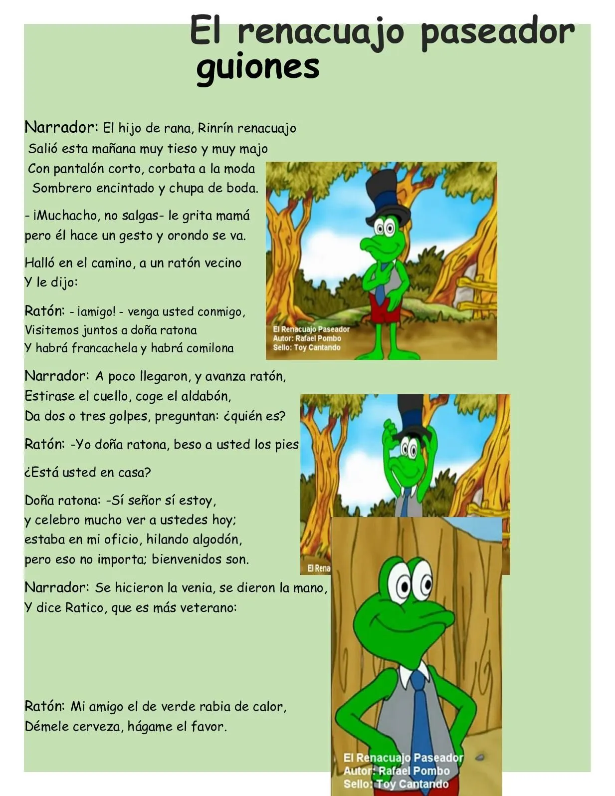 Calaméo - El Renacuajo Paseador