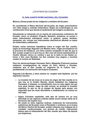 Calaméo - ritmos ecuatorianos