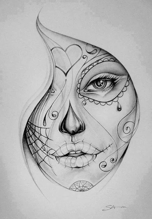 calavera | dibujo | Pinterest