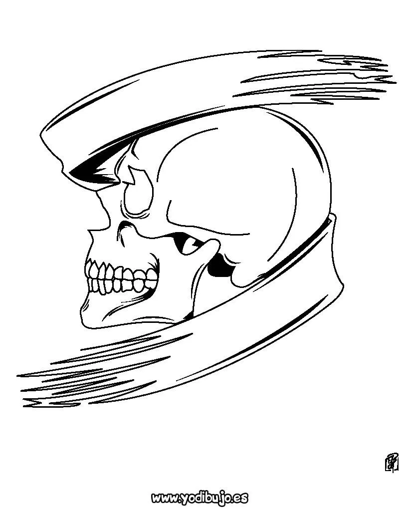 Calavera : Dibujos para colorear y pintar, Manualidades para niños ... Calavera : Dibujos para colorear y pintar, Manualidades para niños ...