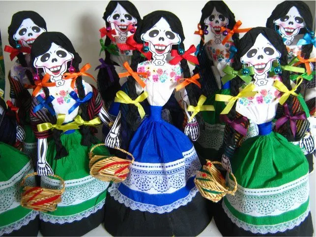 Calavera de Guarecita michoacana | Dia muertos | Pinterest