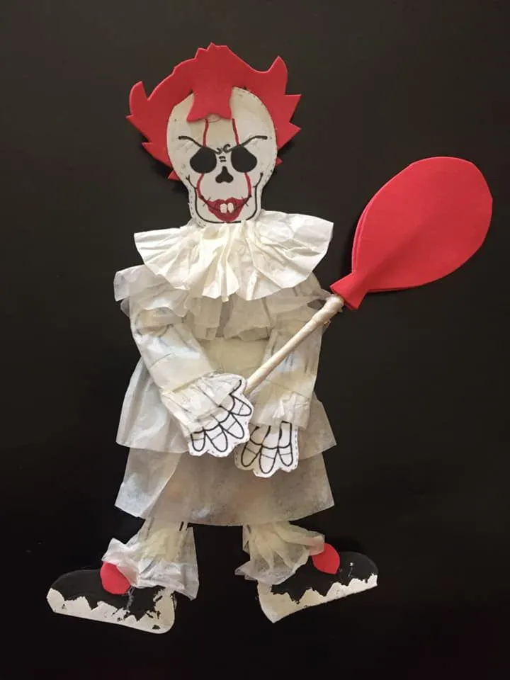 Calavera de IT | Cosas de halloween, Calaveras para vestir, Calavera de papel Calavera de IT | Cosas de halloween, Calaveras para vestir, Calavera de papel