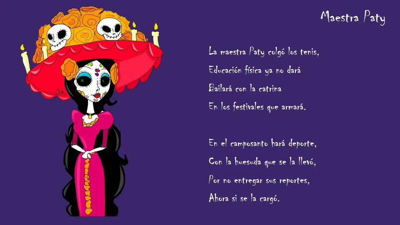 Calavera literaria Mtra Paty - YouTube
