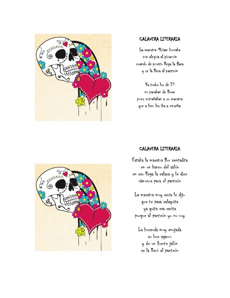 Calavera Literaria | PDF