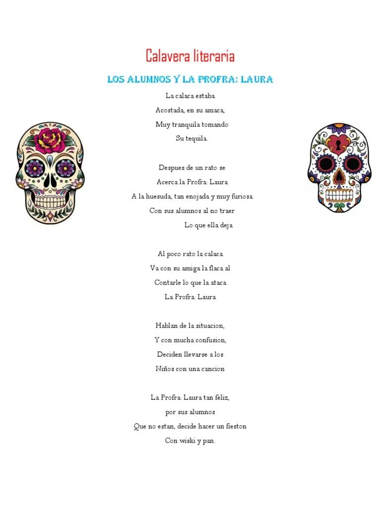 Calavera Literaria | PDF