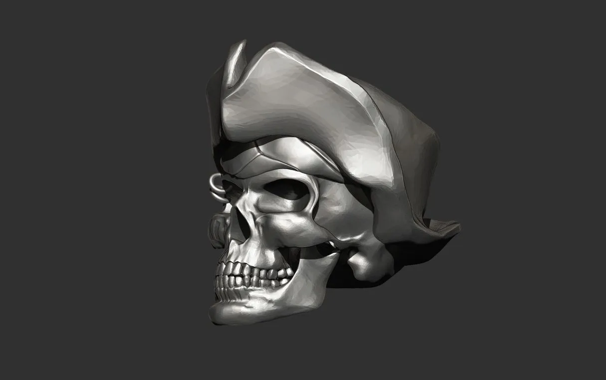 Calavera pirata Modelo 3D $100 - .obj - Free3D Calavera pirata Modelo 3D $100 - .obj - Free3D