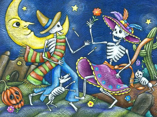 Calaveras bailando imagen #7553