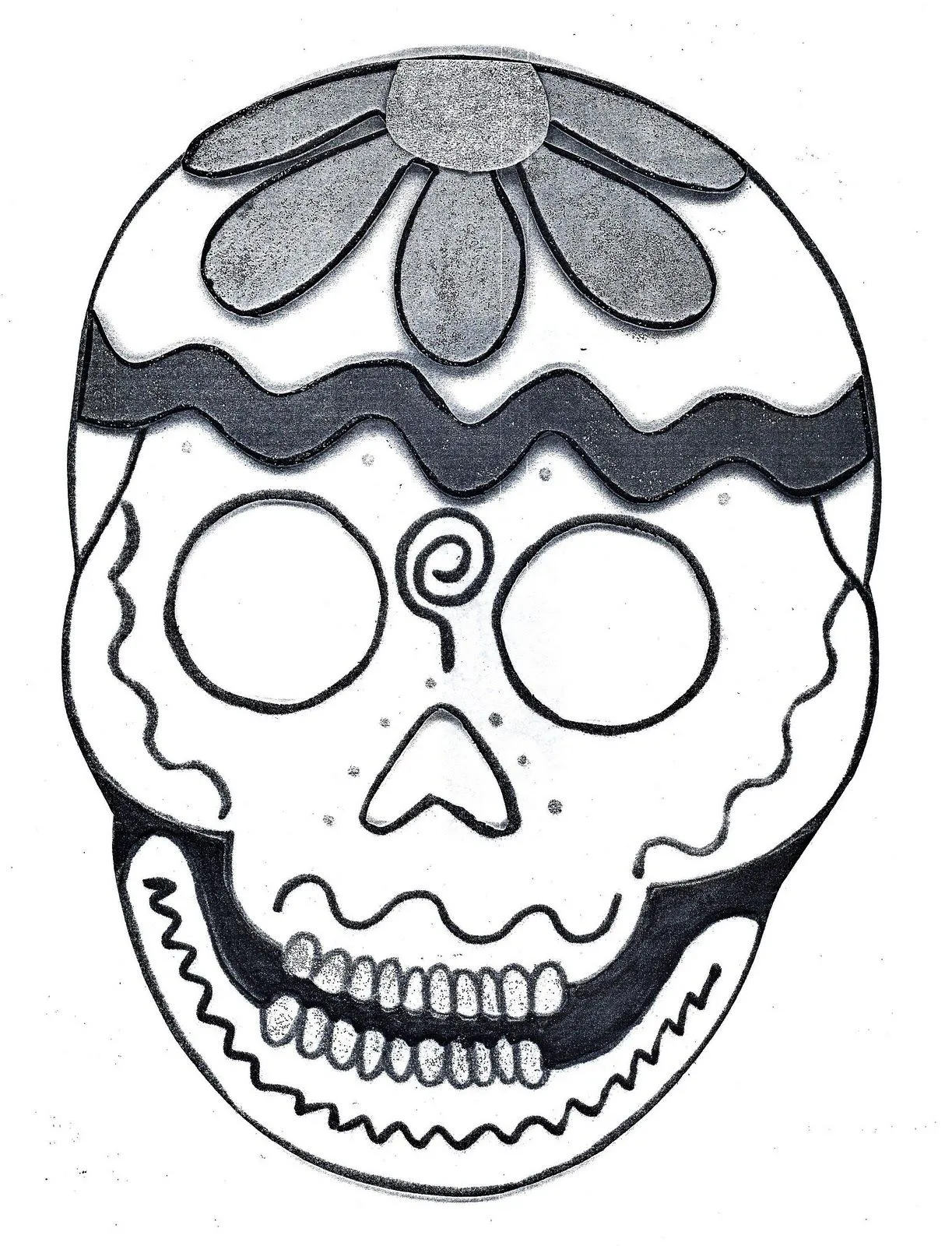 Calaveras para colorear