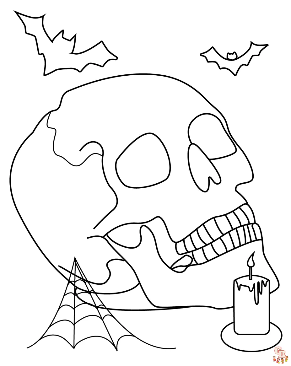 Calaveras para colorear: Dé rienda suelta a su creatividad con diseños únicos | GBcoloring Calaveras para colorear: Dé rienda suelta a su creatividad con diseños únicos | GBcoloring