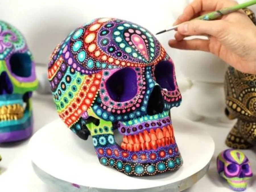 Calaveras decoradas y todo sobre decoración para Día de Muertos - México  Desconocido