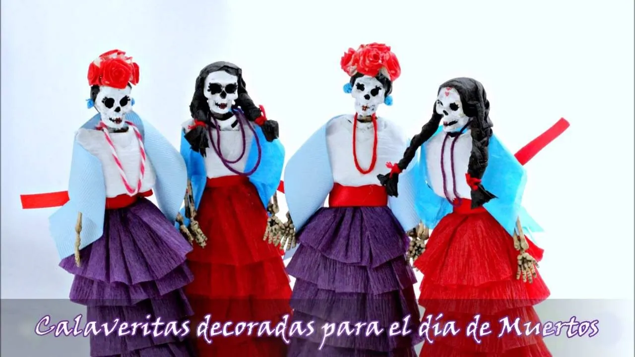 Calaveras decoradas con papel crepé – Una Mexicana en USA Calaveras decoradas con papel crepé – Una Mexicana en USA