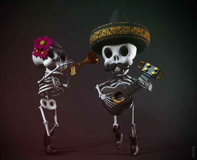 Calaveras graciosas - Imagui