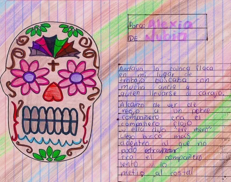 Calaveras Literarias Ejemplos Para Maestros | Dia de los Muertos ...