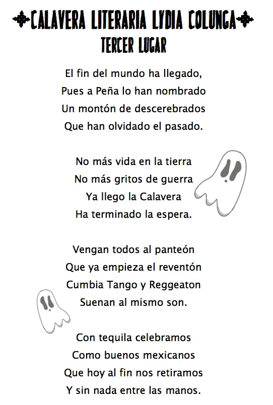 Calaveras Literarias Escritas 000021812png | What is This