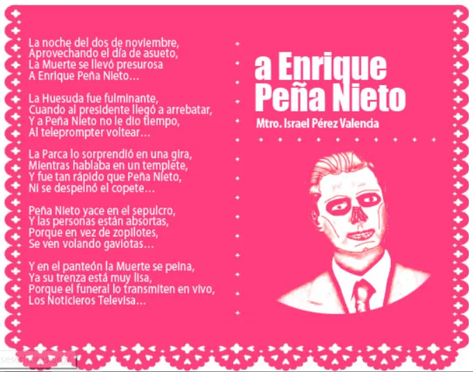 Calaveras Literarias y políticas. | Mediando Calaveras Literarias y políticas. | Mediando