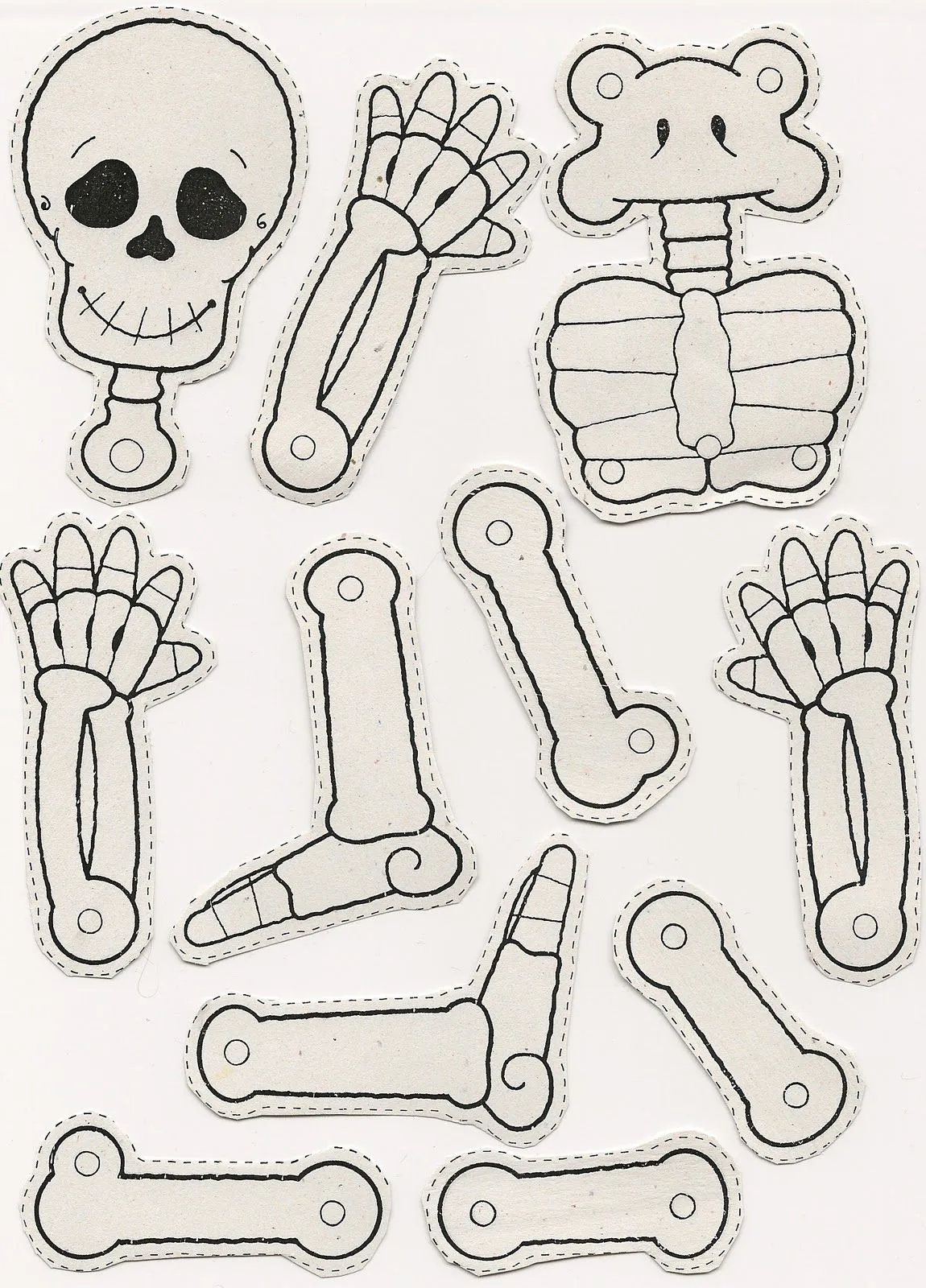 Calavera para recortar - Imagui