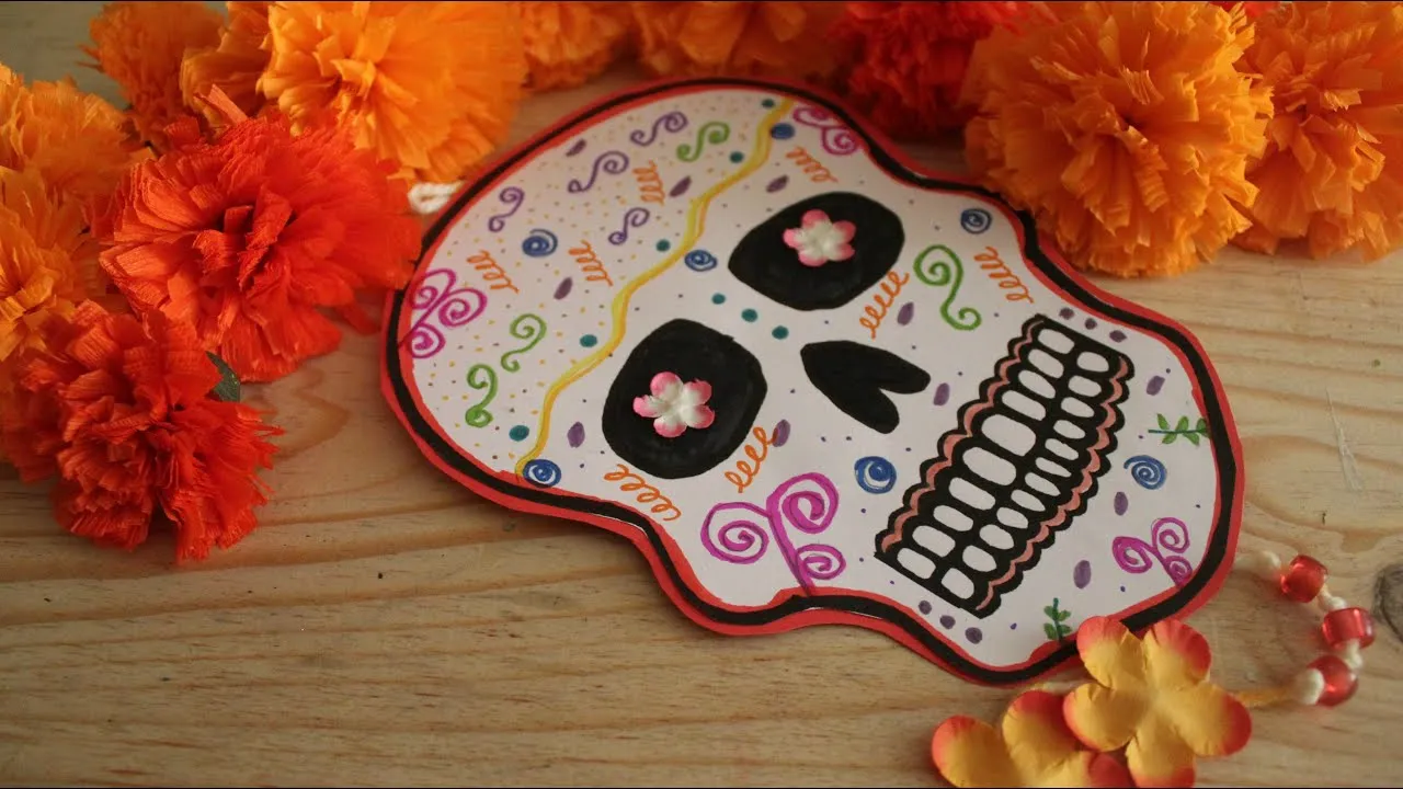 Calaveras de papel + día de muertos - YouTube Calaveras de papel + día de muertos - YouTube