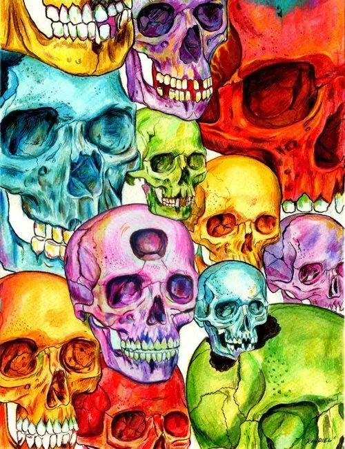 Dibujos de calaveras tumblr - Imagui