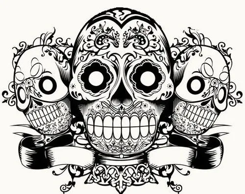 calaveras. | Zentangles tribal | Pinterest | Sugar Skull Design ... calaveras. | Zentangles tribal | Pinterest | Sugar Skull Design ...