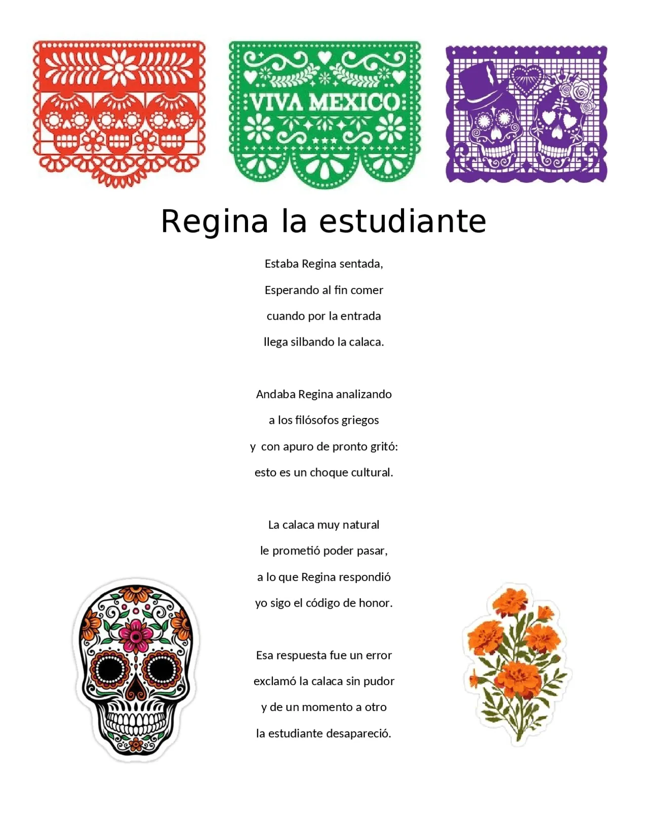 Calaverita literaria | Apuntes de Literatura Universal | Docsity Calaverita literaria | Apuntes de Literatura Universal | Docsity
