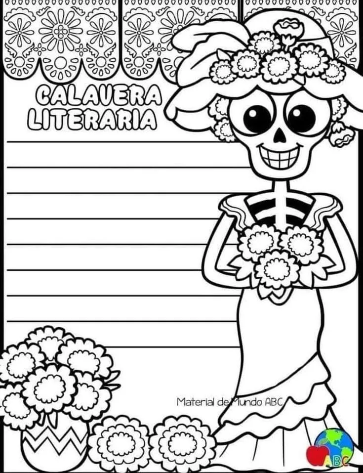 Calaverita literaria | Calaveras literarias, Actividades día de muertos, Dibujo dia de muertos Calaverita literaria | Calaveras literarias, Actividades día de muertos, Dibujo dia de muertos