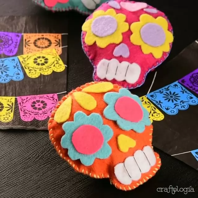 Calaveritas de Fieltro