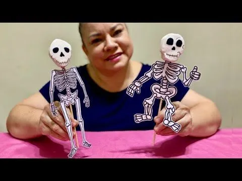 CALAVERITAS! Movibles, súper fáciles - YouTube CALAVERITAS! Movibles, súper fáciles - YouTube