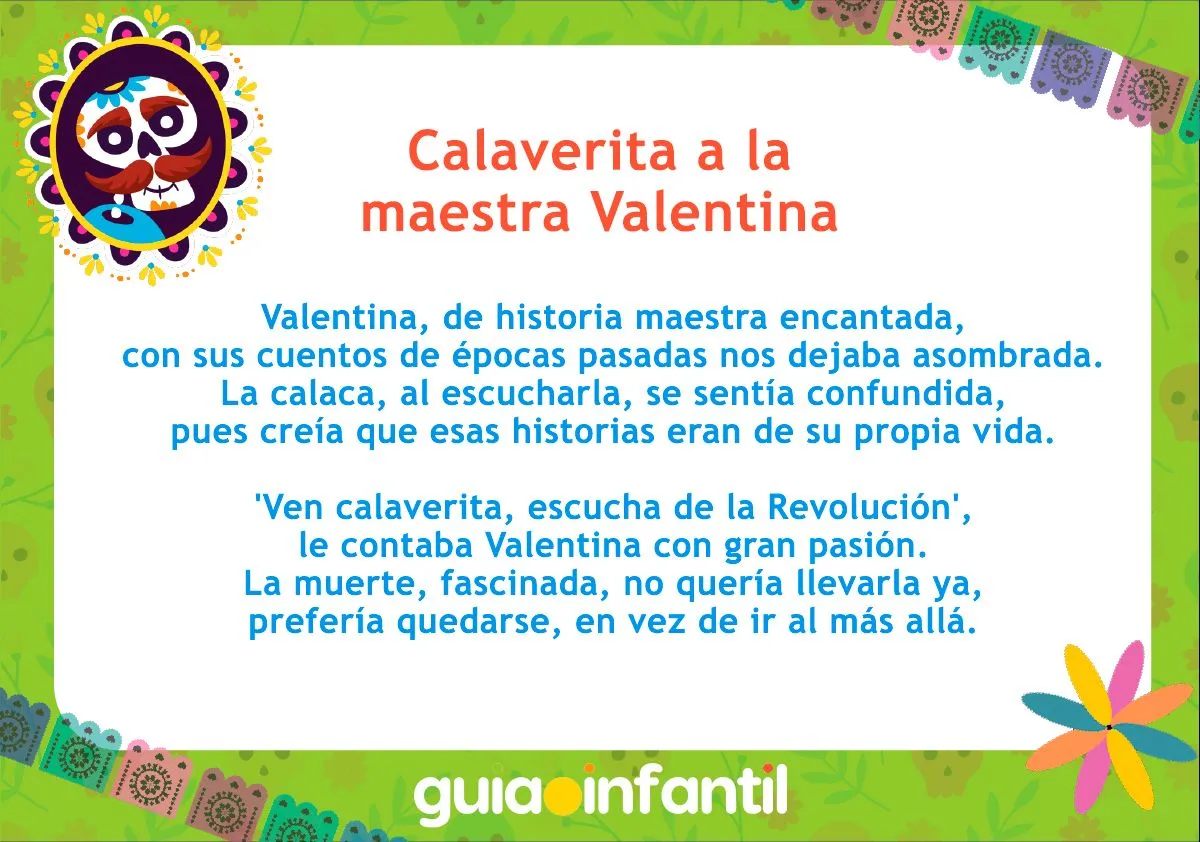 Calaveritas para niñas de nombre Sofía para celebrar el Día de Muertos