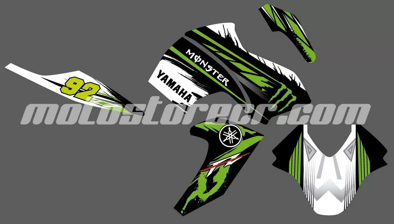 Calcas fz16 Monster Blanco - Moto Store CR