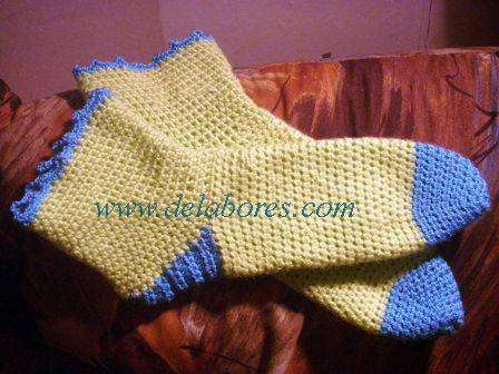 Cómo hacer calcetines tejidos a crochet :: Técnica para tejer ... Cómo hacer calcetines tejidos a crochet :: Técnica para tejer ...